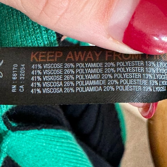 Daily Practice by Anthropologie Long-Sleeve Sporty Sweater Dress Black Green - Picture 10 of 12